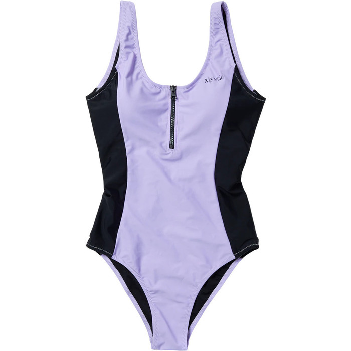 ⭐︎Sea Queen⭐︎ Women's purple charmeuse one-piece swimsuit with starfish